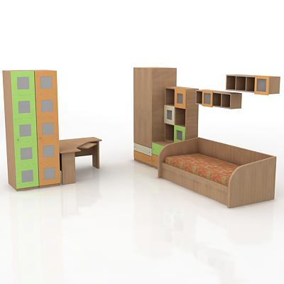 儿童房家具3Dmax模型 (3)-1