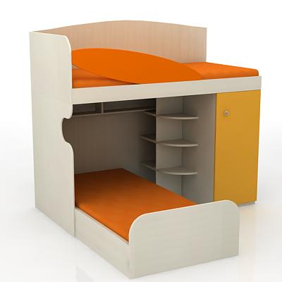 儿童房家具3Dmax模型 (98)-1
