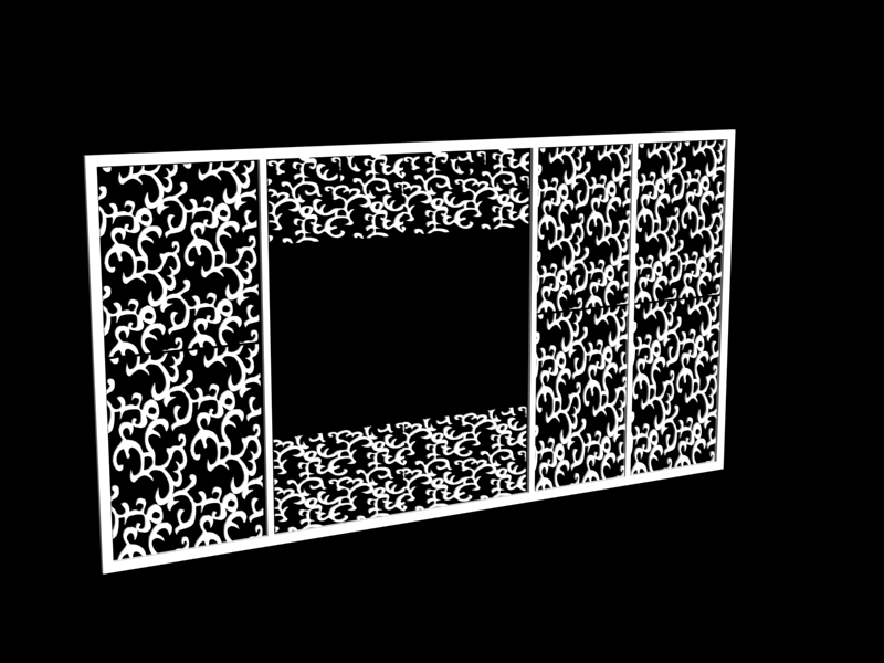 雕花隔断3Dmax模型 (43)-1