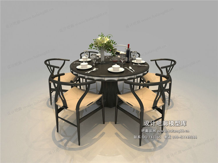 中式餐桌3Dmax模型 (8).jpg