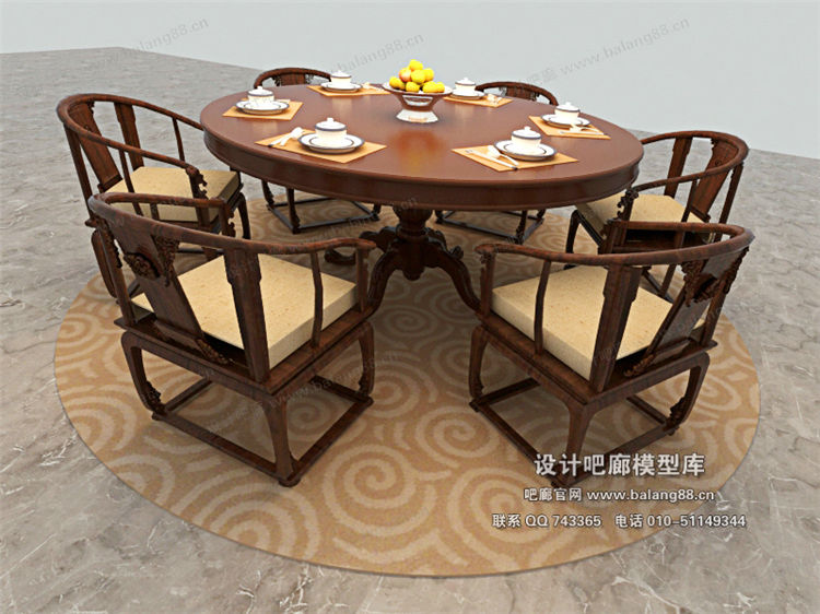 中式餐桌3Dmax模型 (22).jpg