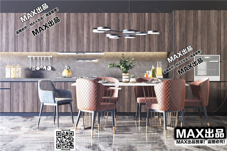 现代餐厅3Dmax模型 (1).jpg