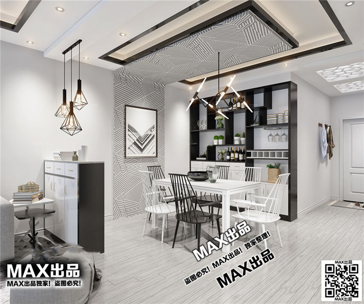 现代餐厅3Dmax模型 (11).jpg