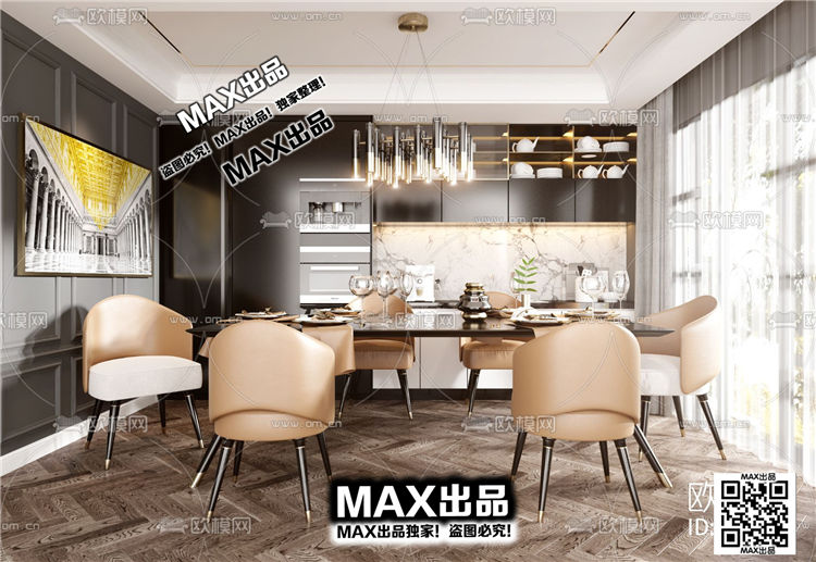 现代餐厅3Dmax模型 (17).jpg
