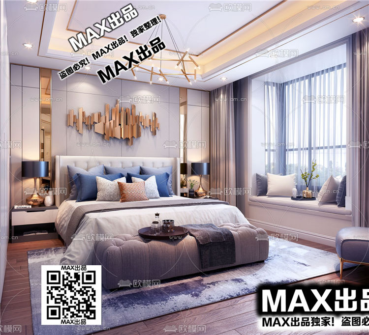 现代卧室3Dmax模型 (8).jpg