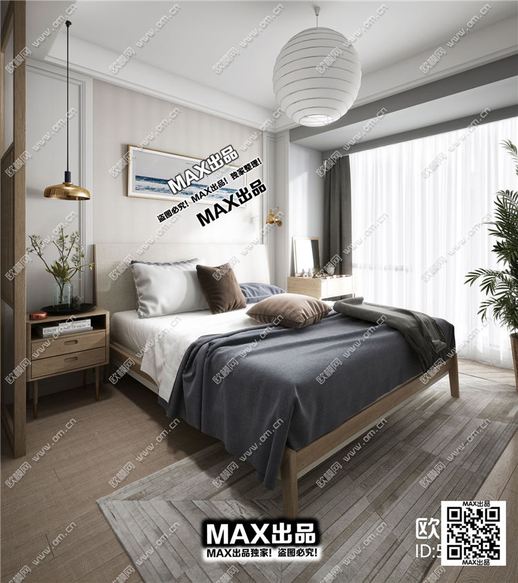 现代卧室3Dmax模型 (15).jpg