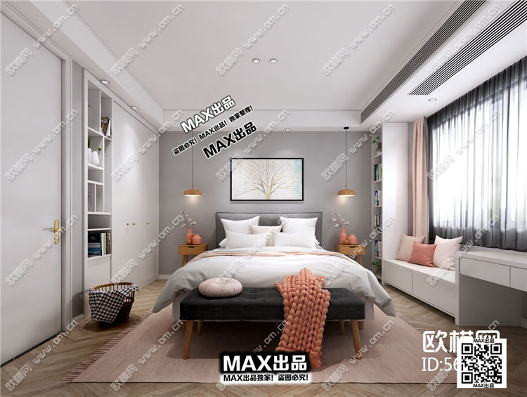 现代卧室3Dmax模型 (16).jpg