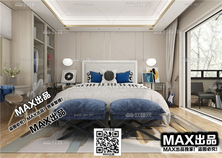 现代卧室3Dmax模型 (24).jpg