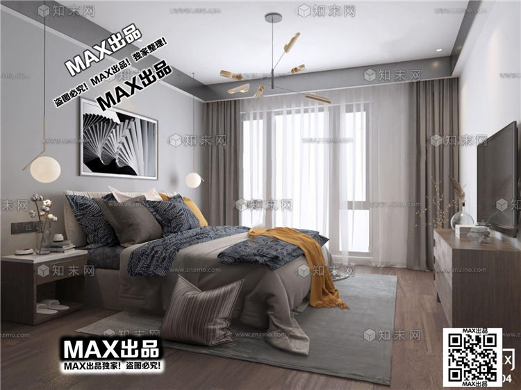 现代卧室3Dmax模型 (26).jpg