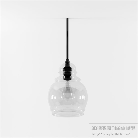 现代吊灯3Dmax模型 (21)-1