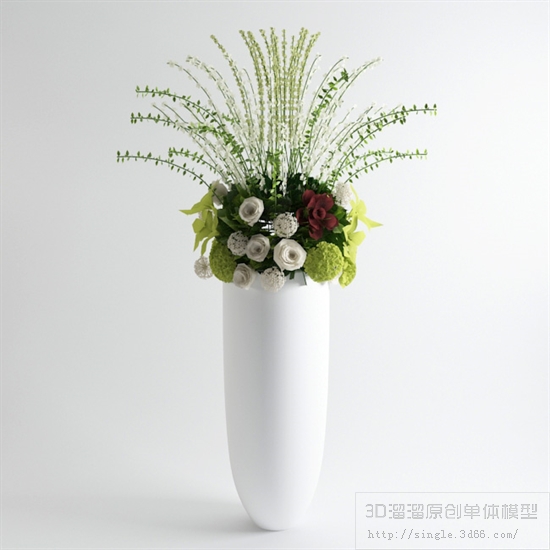 落地花卉3Dmax模型 (3)-1
