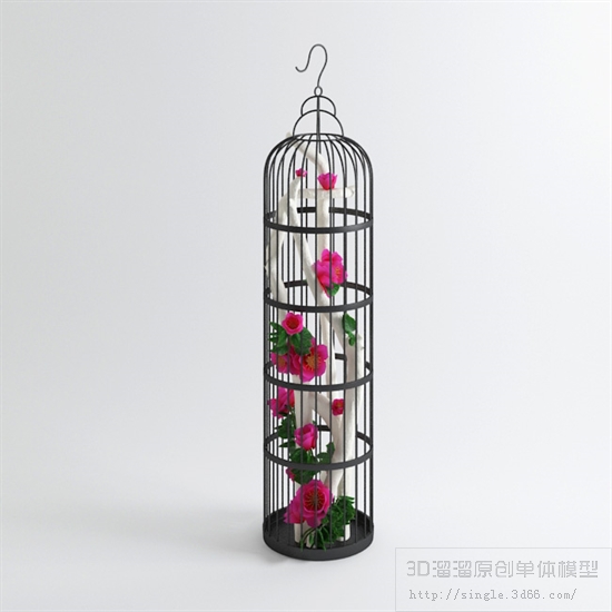 落地花卉3Dmax模型 (10)-1
