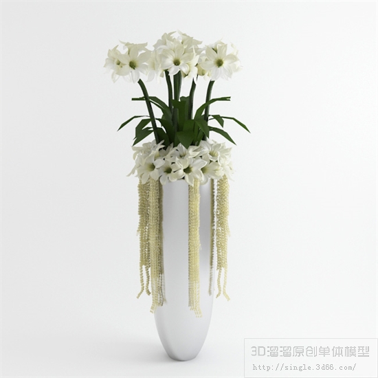 落地花卉3Dmax模型 (23)-1