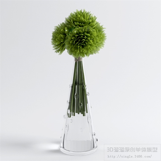 桌面花卉3Dmax模型 (2).jpg