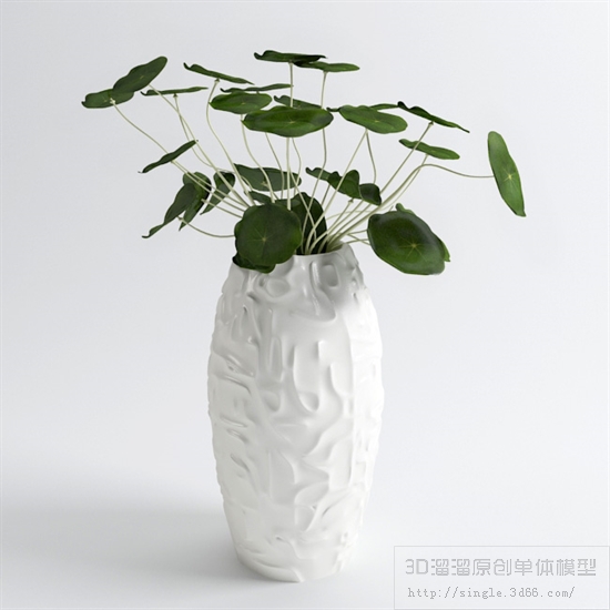 桌面花卉3Dmax模型 (11)-1