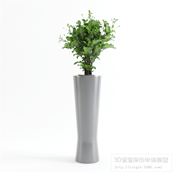 办公酒店植物3Dmax模型 (8)-1