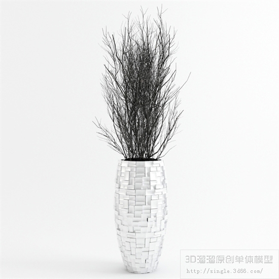 办公酒店植物3Dmax模型 (14)-1
