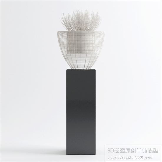 办公酒店植物3Dmax模型 (17)-1