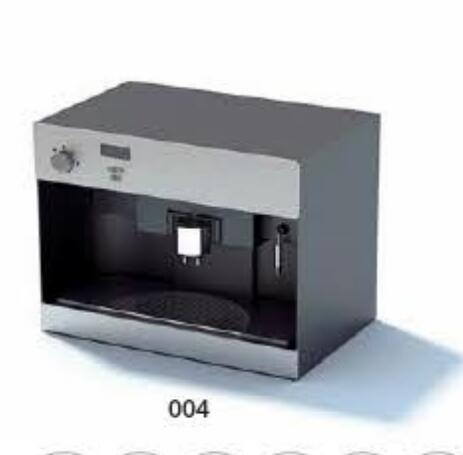 厨房电器3Dmax模型 (4)-1