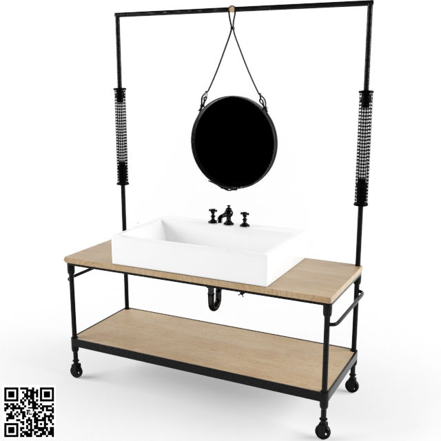 卫生间家具3Dmax模型 (34)-1