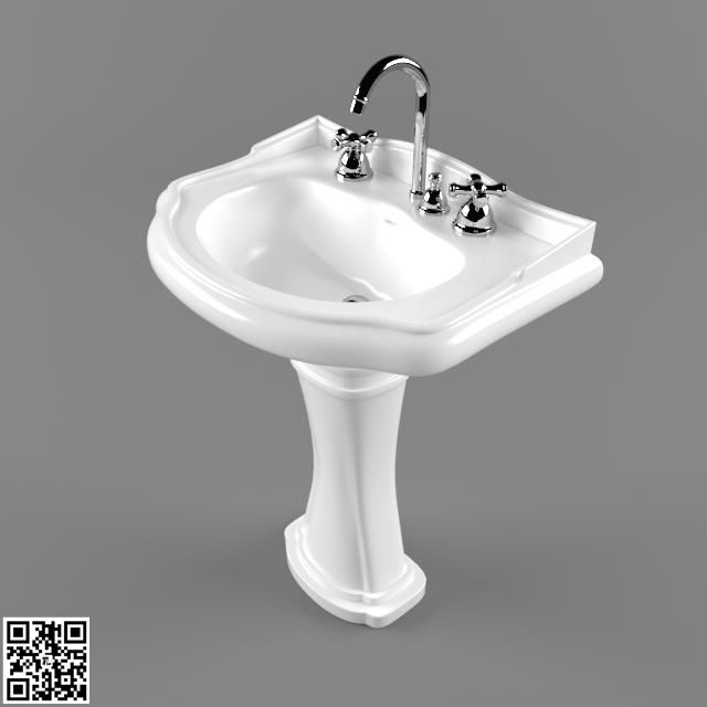 卫生间家具3Dmax模型 (44)-1