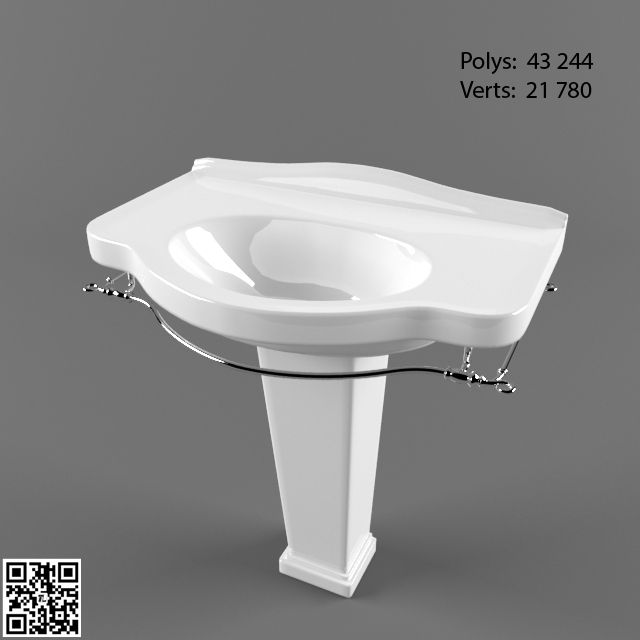 卫生间家具3Dmax模型 (52)-1