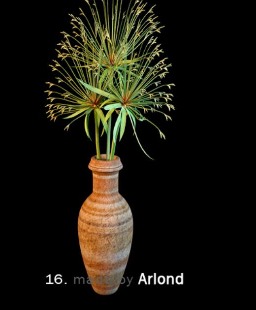 3dmax高精度花模型 (16)-1
