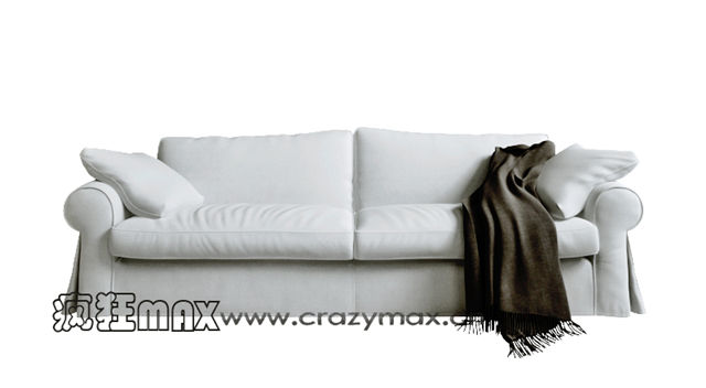 欧式沙发3Dmax模型 (4)-1