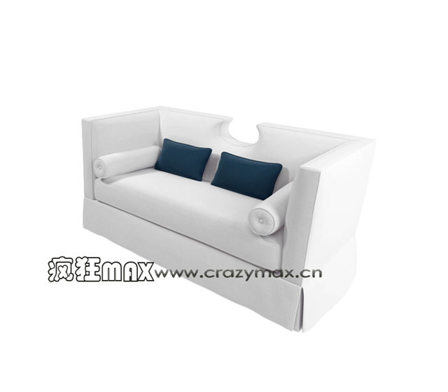 欧式沙发3Dmax模型 (11)-1