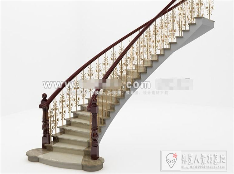 楼梯3d模型k02818.jpg