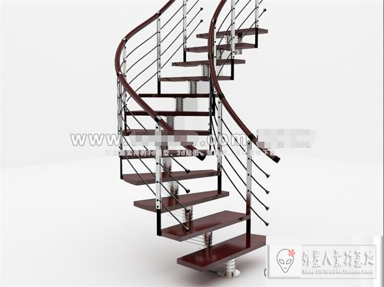 楼梯3d模型k02831-1