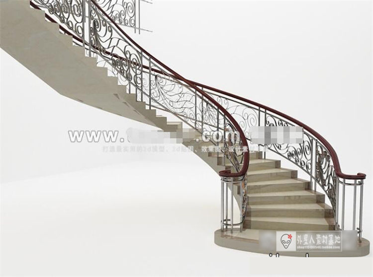 楼梯3d模型k02842 .jpg
