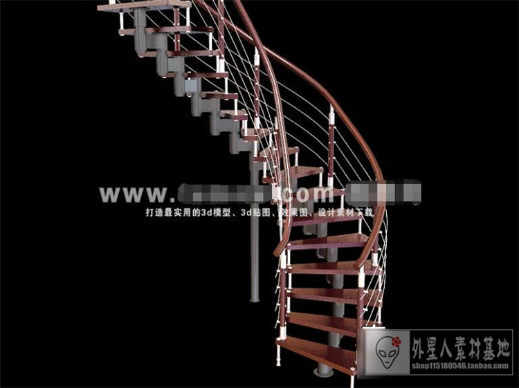 楼梯3d模型k02845.jpg