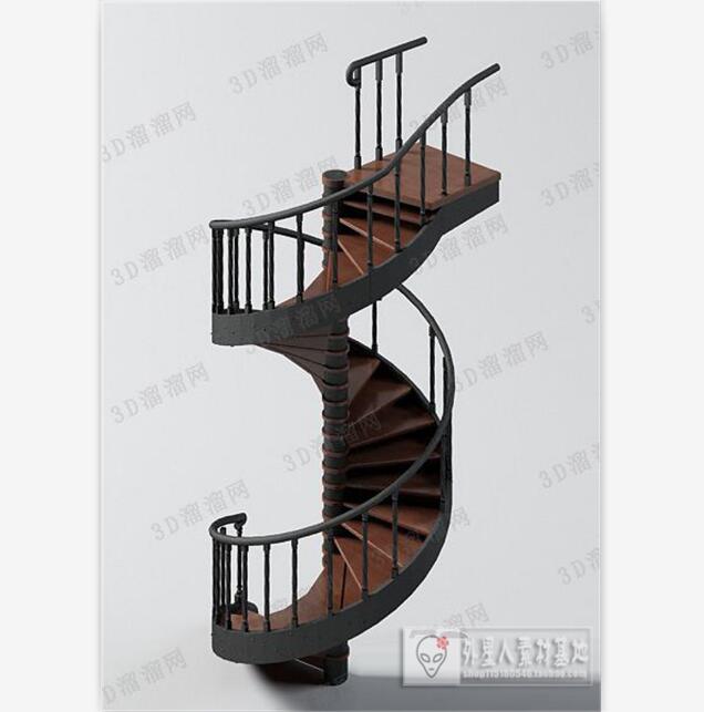 楼梯3D模型下载      溜溜ID：82834.jpg