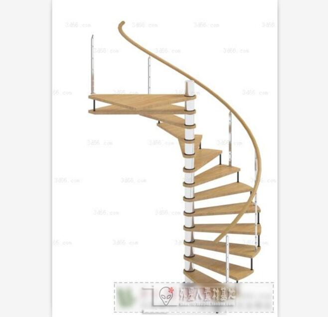 楼梯3D模型下载      溜溜ID：254801-1