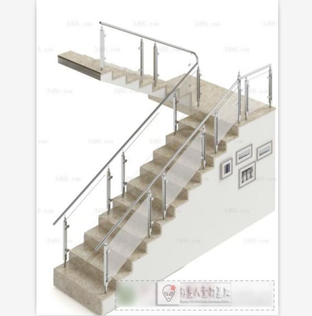 楼梯3D模型下载      溜溜ID：256425-1