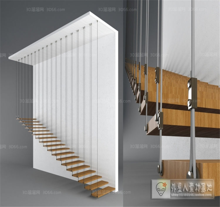 楼梯3D模型下载      溜溜ID：448580.jpg
