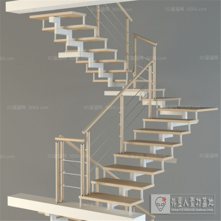 楼梯3D模型下载      溜溜ID：482525-1