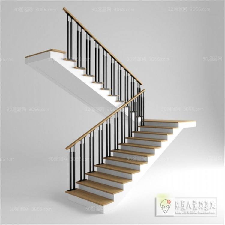 楼梯3D模型下载      溜溜ID：492058.jpg