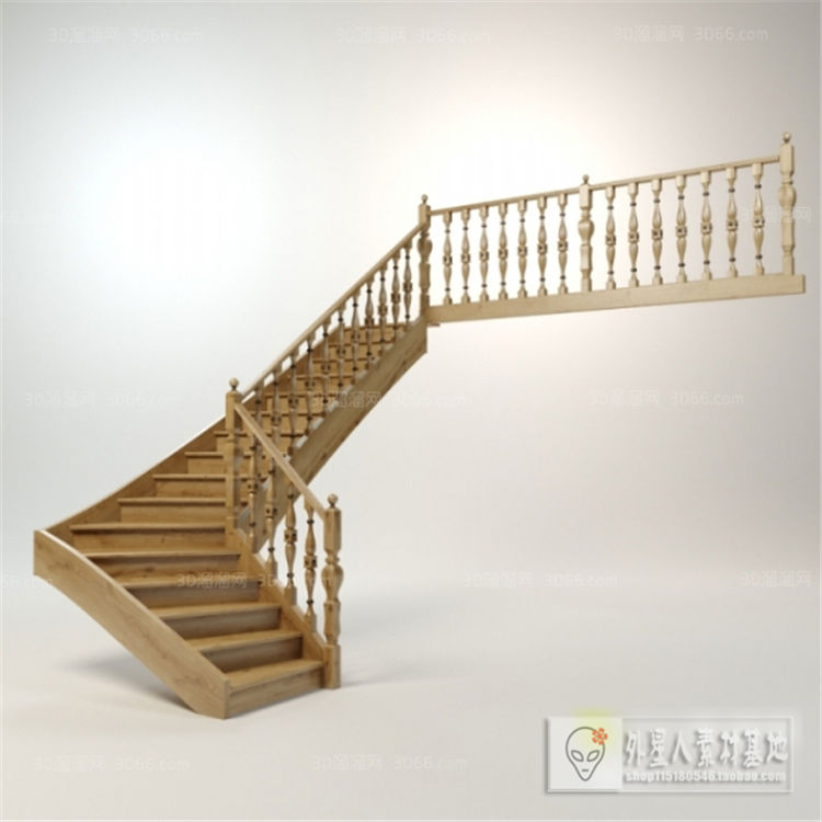 楼梯3D模型下载      溜溜ID：508627.jpg