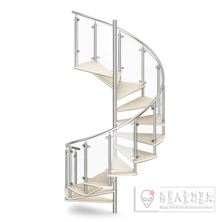 楼梯3D模型下载      溜溜ID：517241.jpg