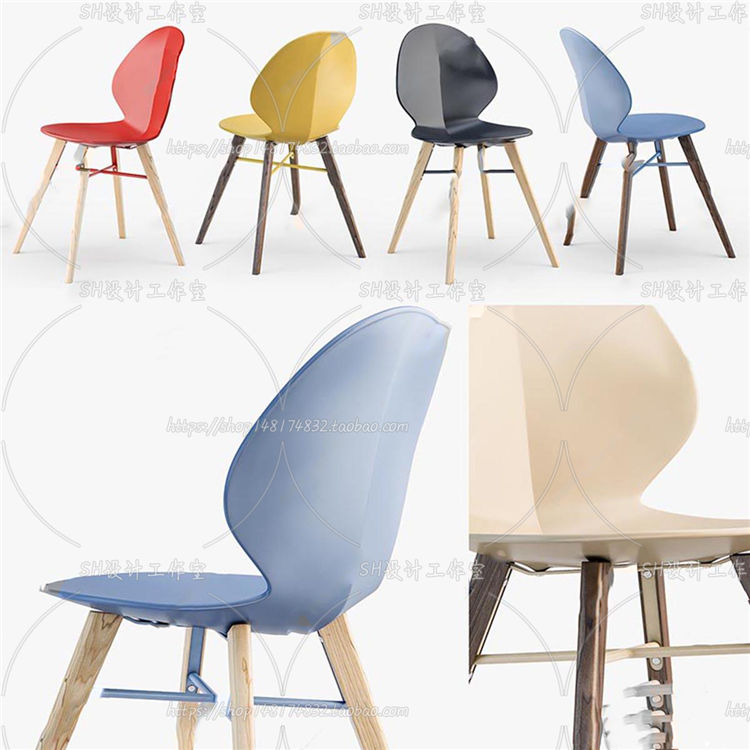 椅子3Dmax单体模型 (6)-1