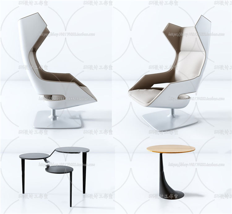 椅子3Dmax单体模型 (15)-1