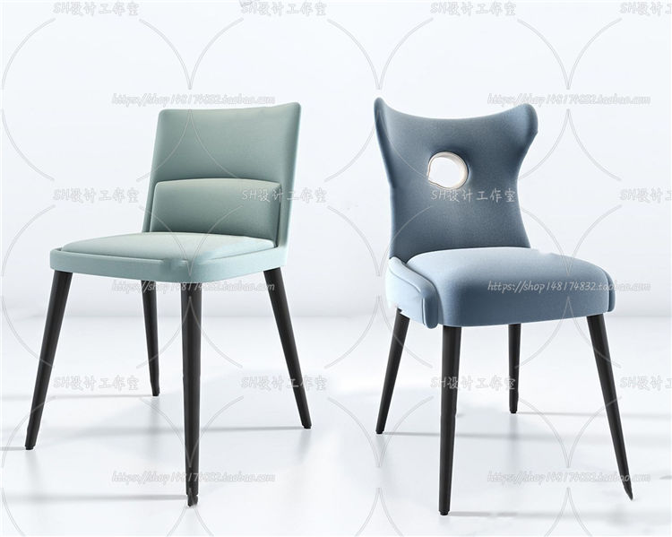 椅子3Dmax单体模型 (21)-1