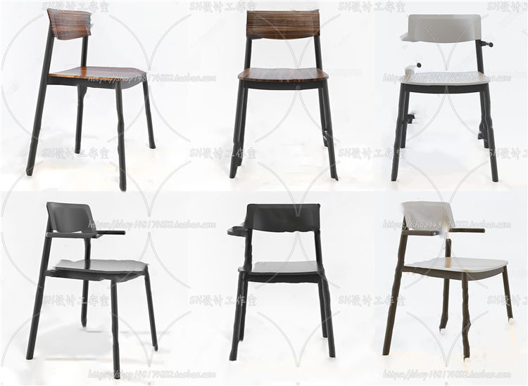 椅子3Dmax单体模型 (25)-1