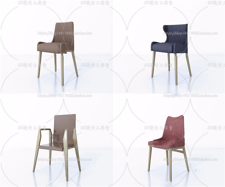 椅子3Dmax单体模型 (40)-1