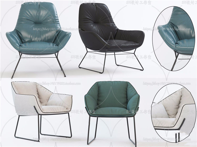 椅子3Dmax单体模型 (44)-1