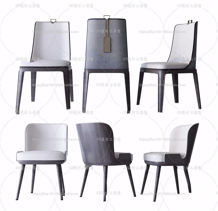 椅子3Dmax单体模型 (71)-1