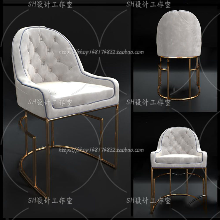 椅子3Dmax单体模型 (73)-1