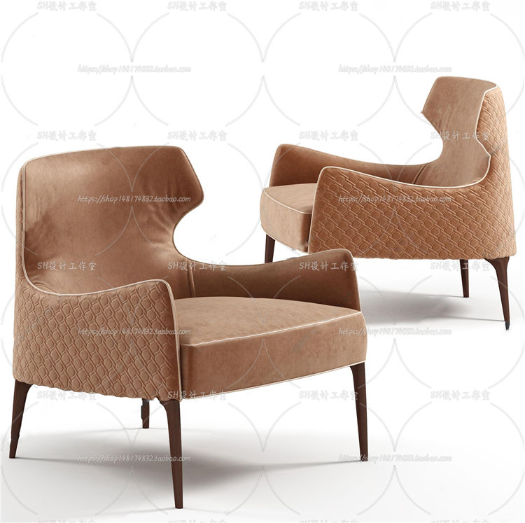 椅子3Dmax单体模型 (76)-1